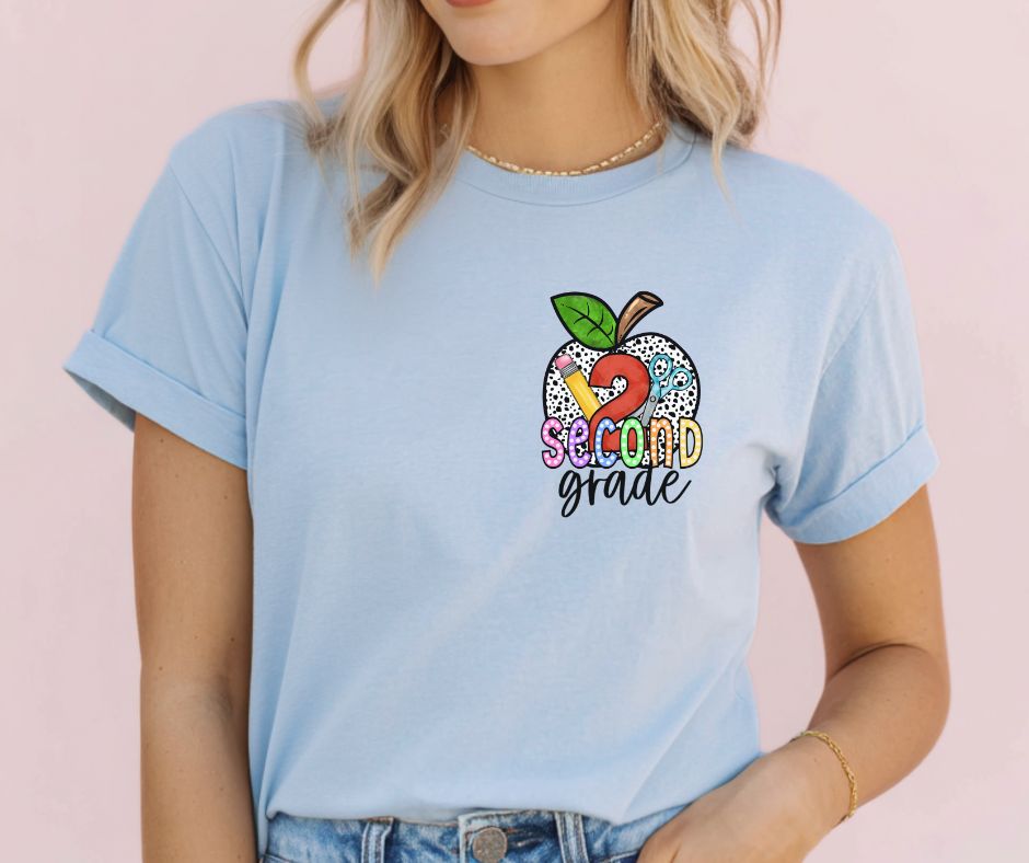 Second Grade (School Apple Grade Level) - DTF