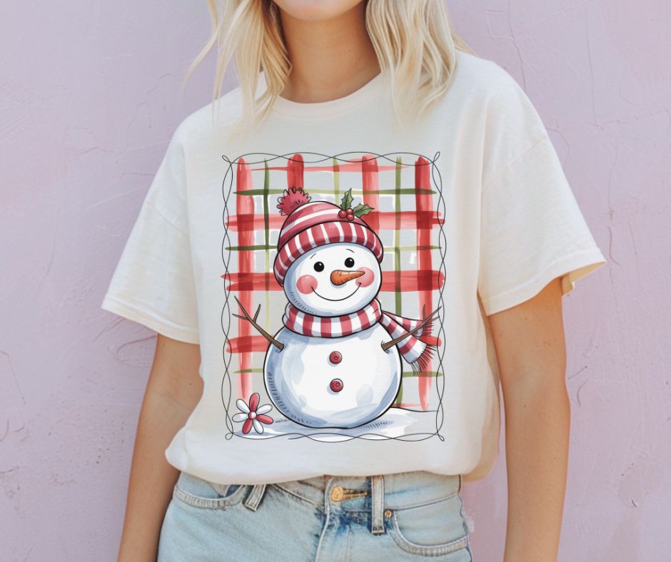 Snowman Frame - DTF
