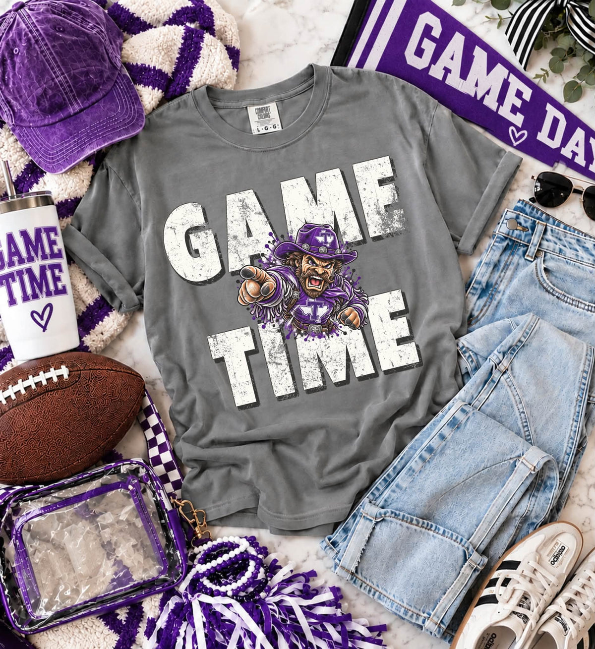 Tarleton (Distressed Game Time Mascots) - DTF