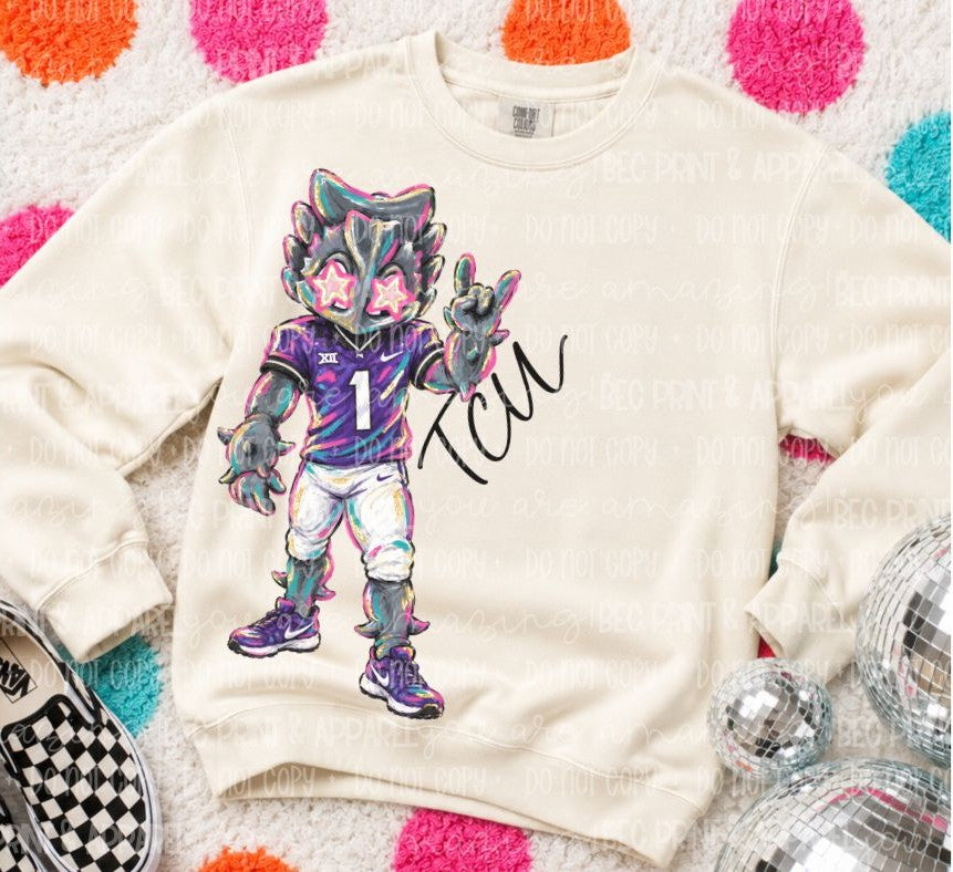 TCU (Rockin Mascot College) - DTF
