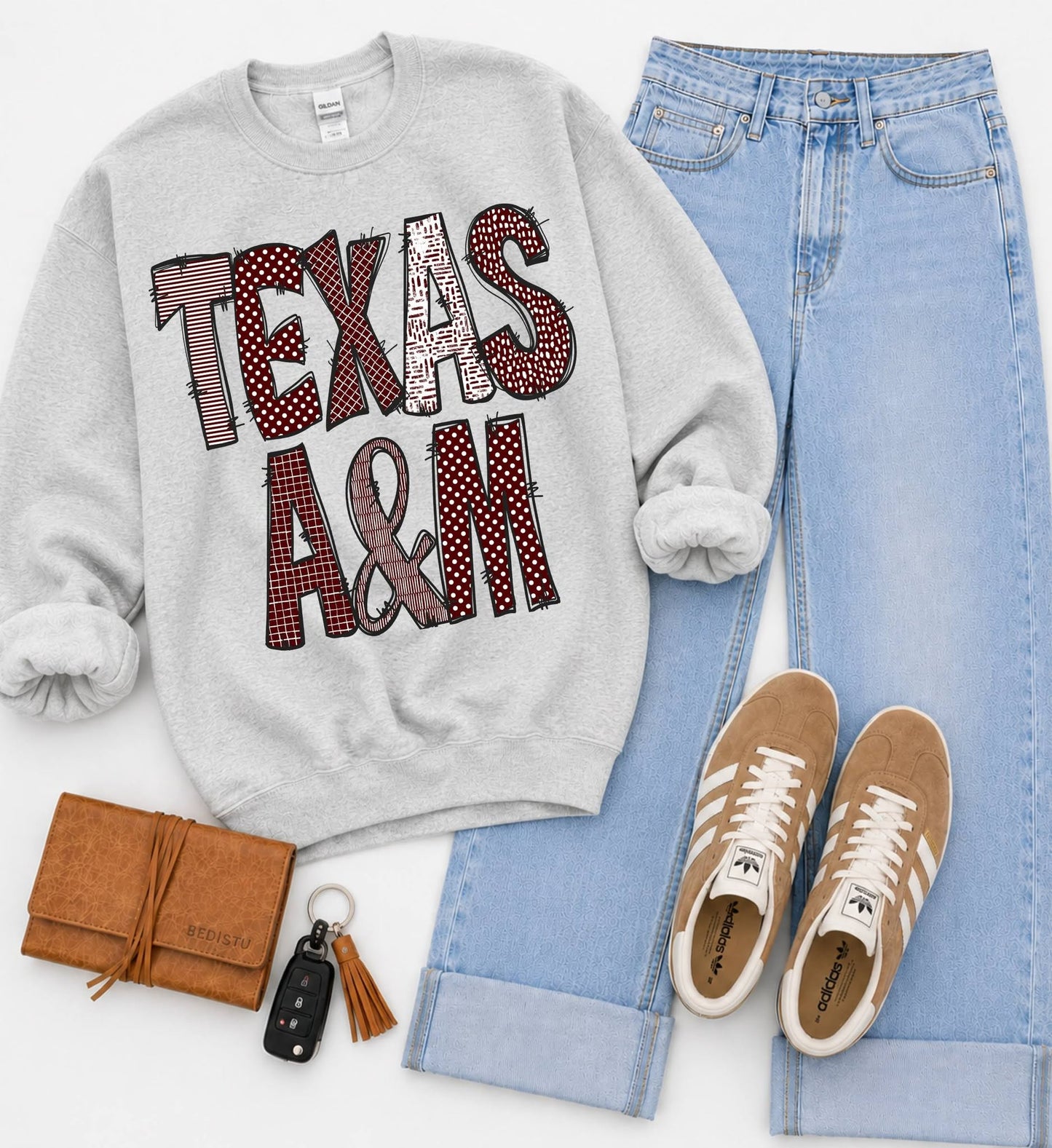 Texas A&M (Doodle Pattern College) - DTF