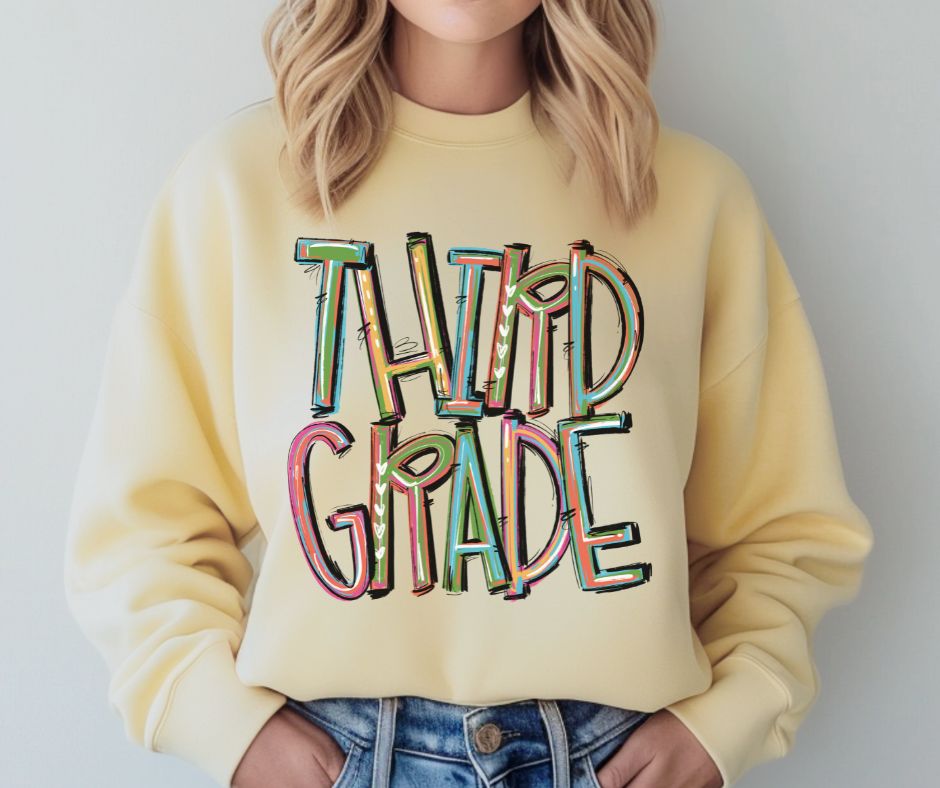 Third Grade (Pixie School Set) - DTF
