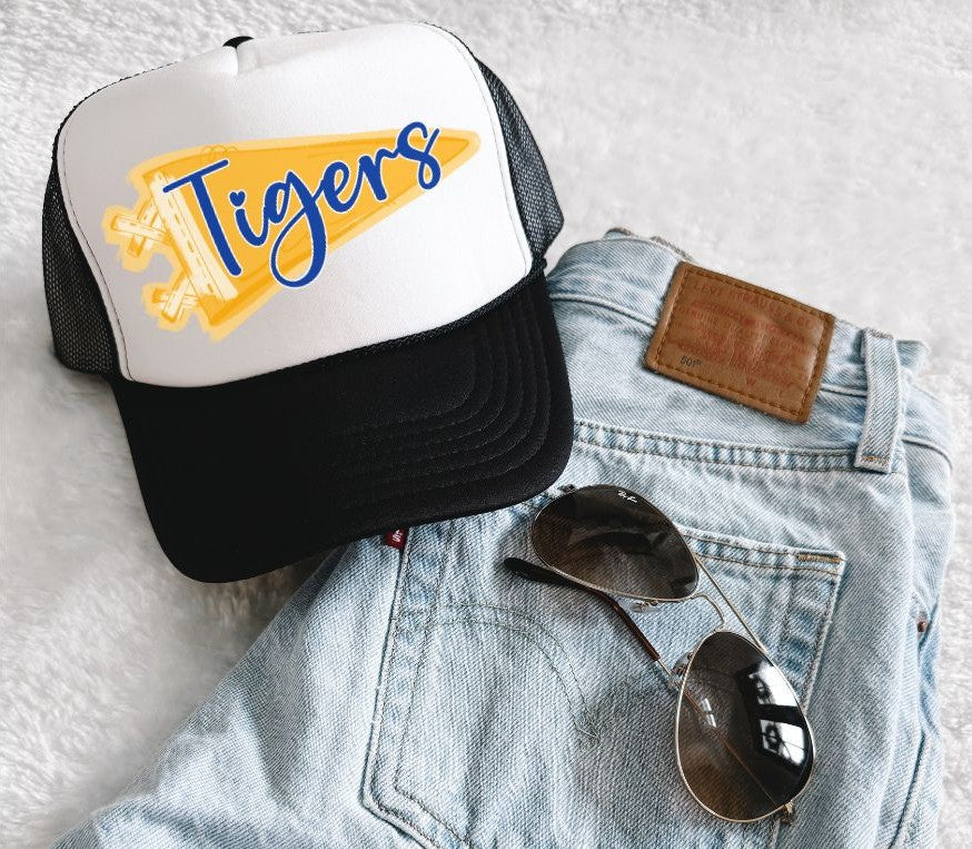 Tigers - Yellow Gold/Royal Blue (Pennant Party Mascots) - DTF