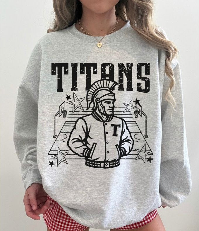 Titans (Basketball Letterman Mascot) - DTF