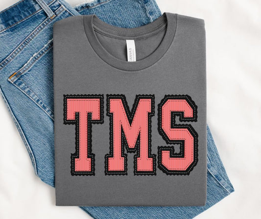 TMS - Black/Red (Prepster Mascot) - DTF