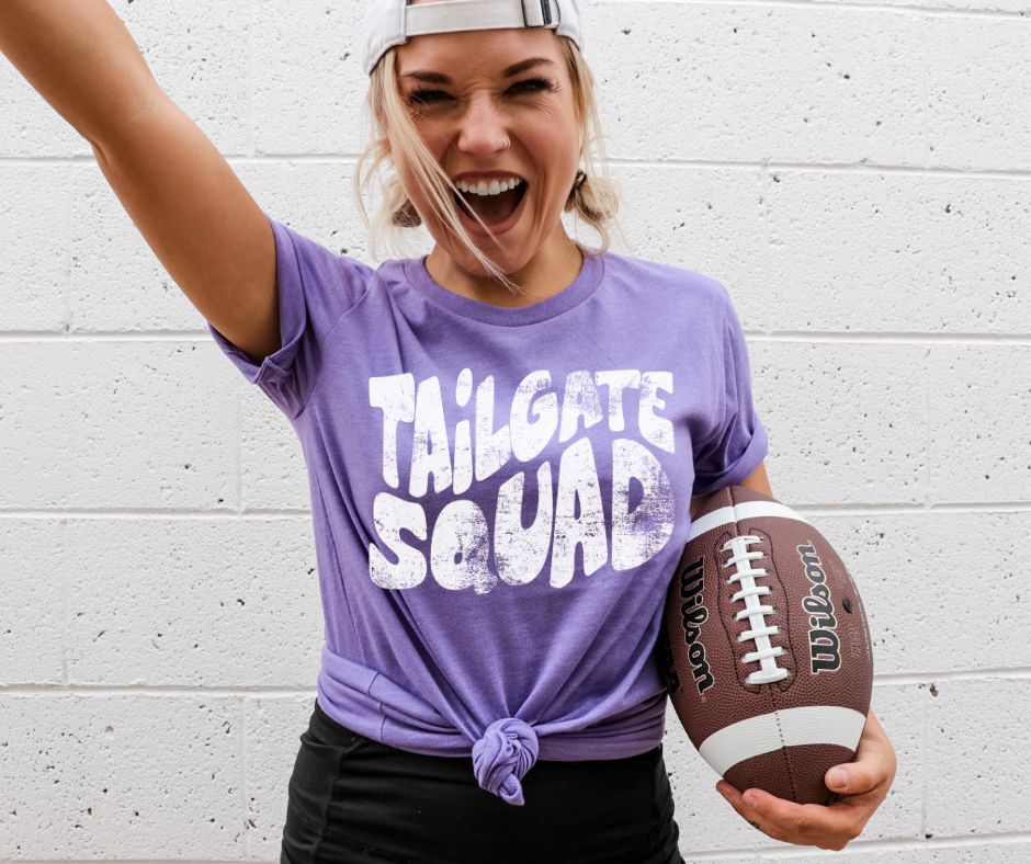 Tailgate Squad (white) - DTF
