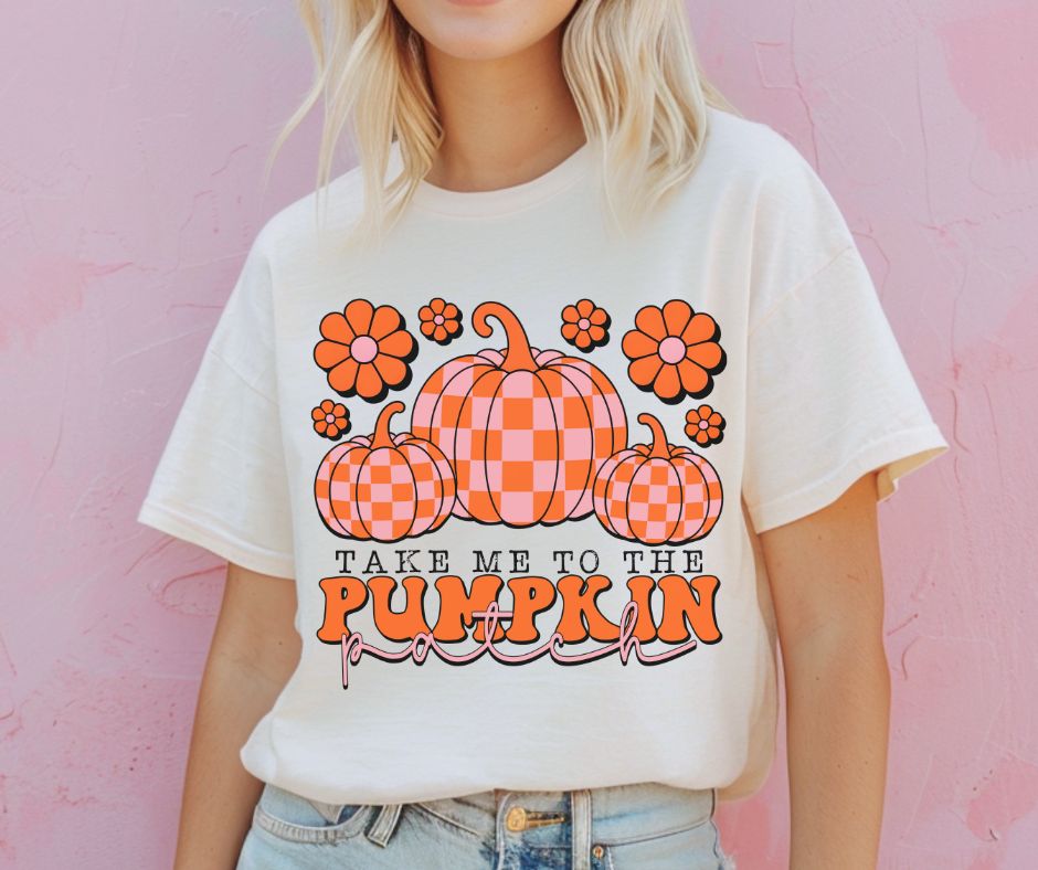 Take Me to the Pumpkin Patch (retro vibe) - DTF