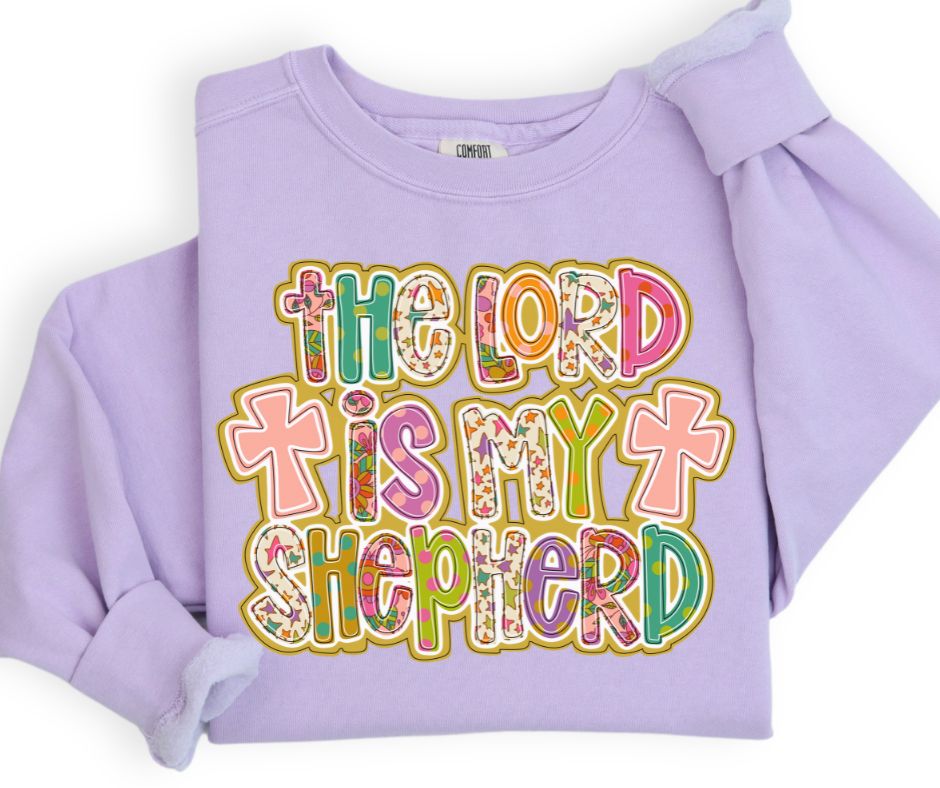 The Lord is My Shepherd (pink) - DTF