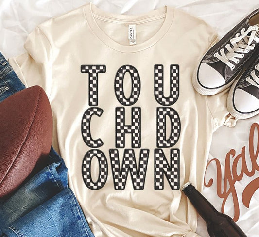 Touch Down Checkered 1 - DTF
