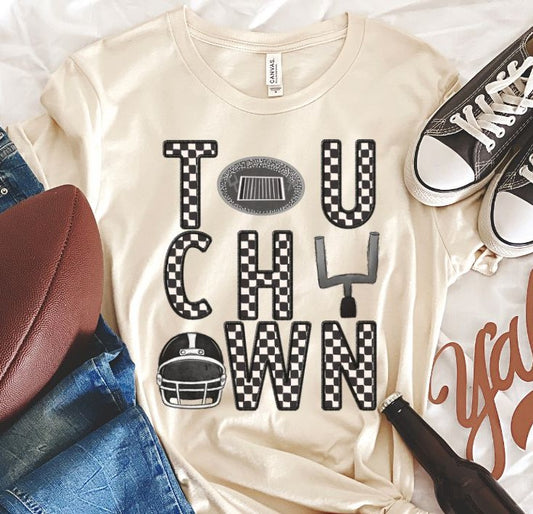 Touch Down Checkered 2 - DTF