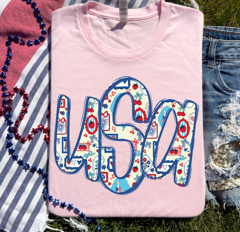 USA Monogram - DTF