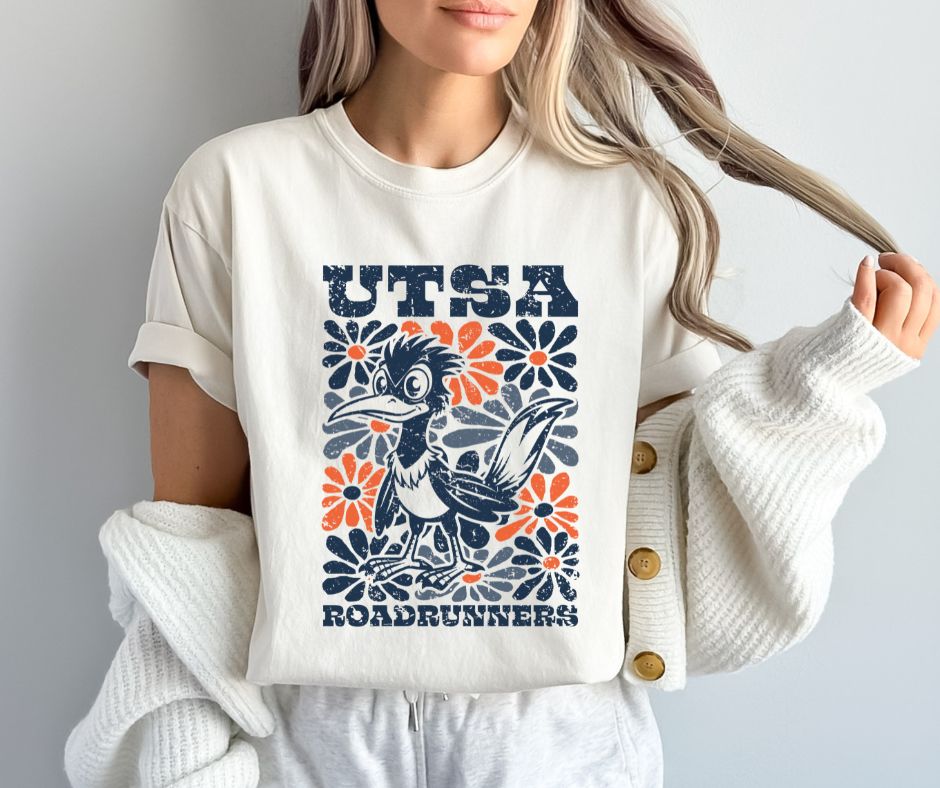 UTSA (Groovy Floral - College) - DTF
