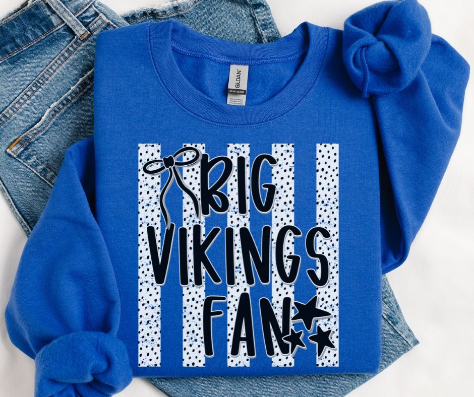 Vikings (Dottie Stripes Mascot) - DTF