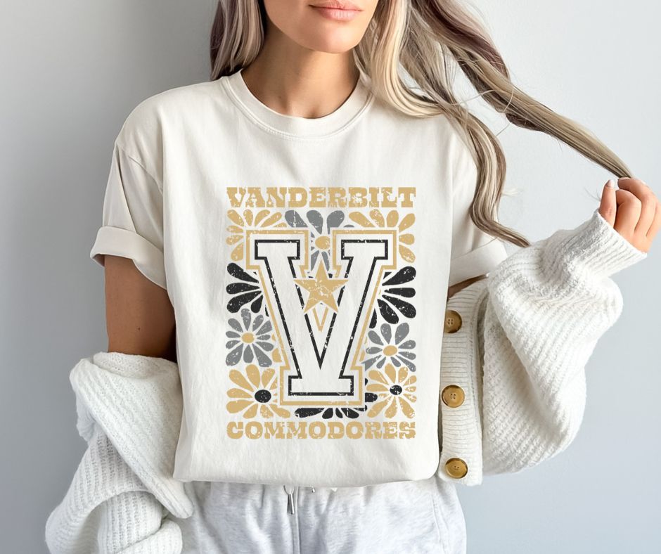 Vanderbilt (Groovy Floral - College) - DTF