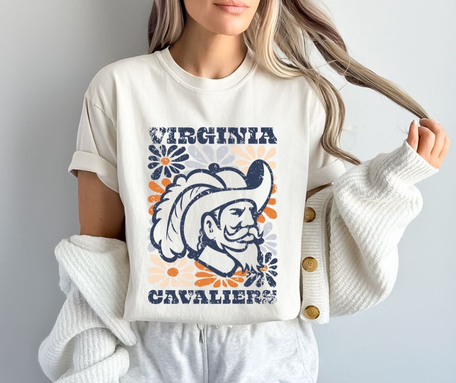 Virginia (Groovy Floral - College) - DTF