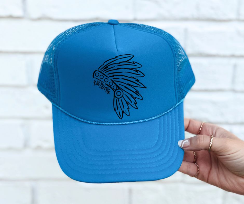 Warriors Headdress (Doodle Sketch Mascots) - DTF