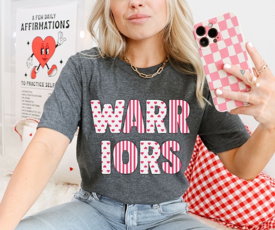 Warriors (Hearts and Stripes Mascot) - DTF