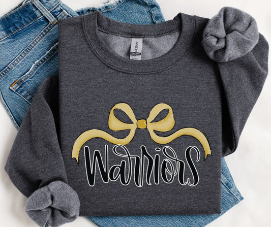 Warriors (Vegas Gold Bow) - DTF