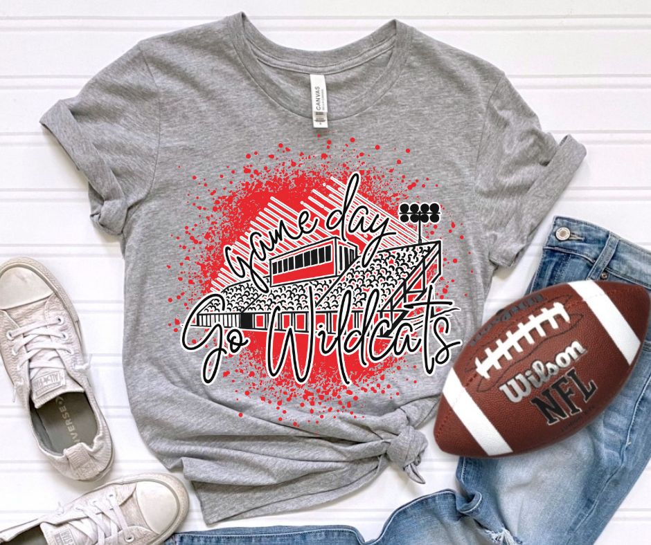 Wildcats - Red/Black (Game Day Stadium Mascots) - DTF