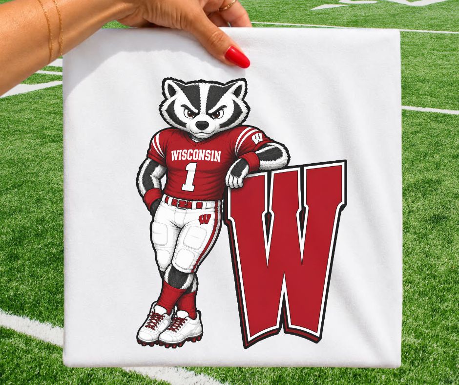Wisconsin (Leaning Mascots) - DTF