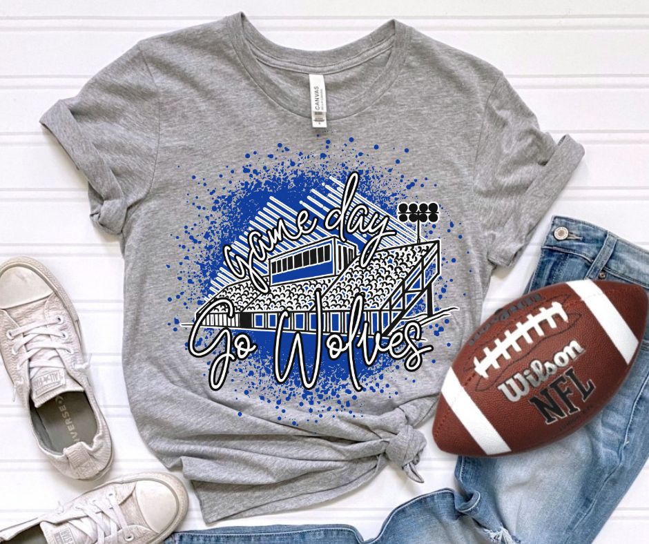 Wolves - Royal Blue/White (Game Day Stadium Mascots) - DTF