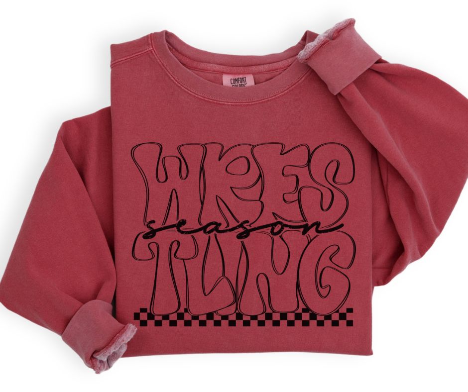 Wrestling Season (black) - DTF