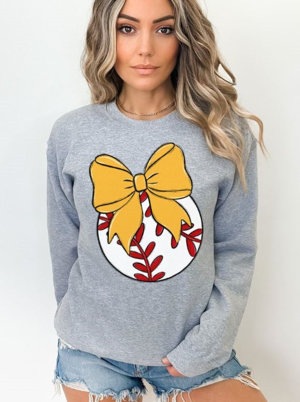 Bows and Balls (Baseball) - DTF