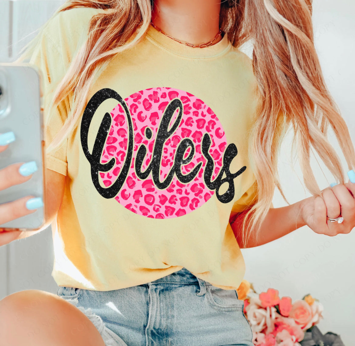 Oilers Mascot (Leopard) - DTF