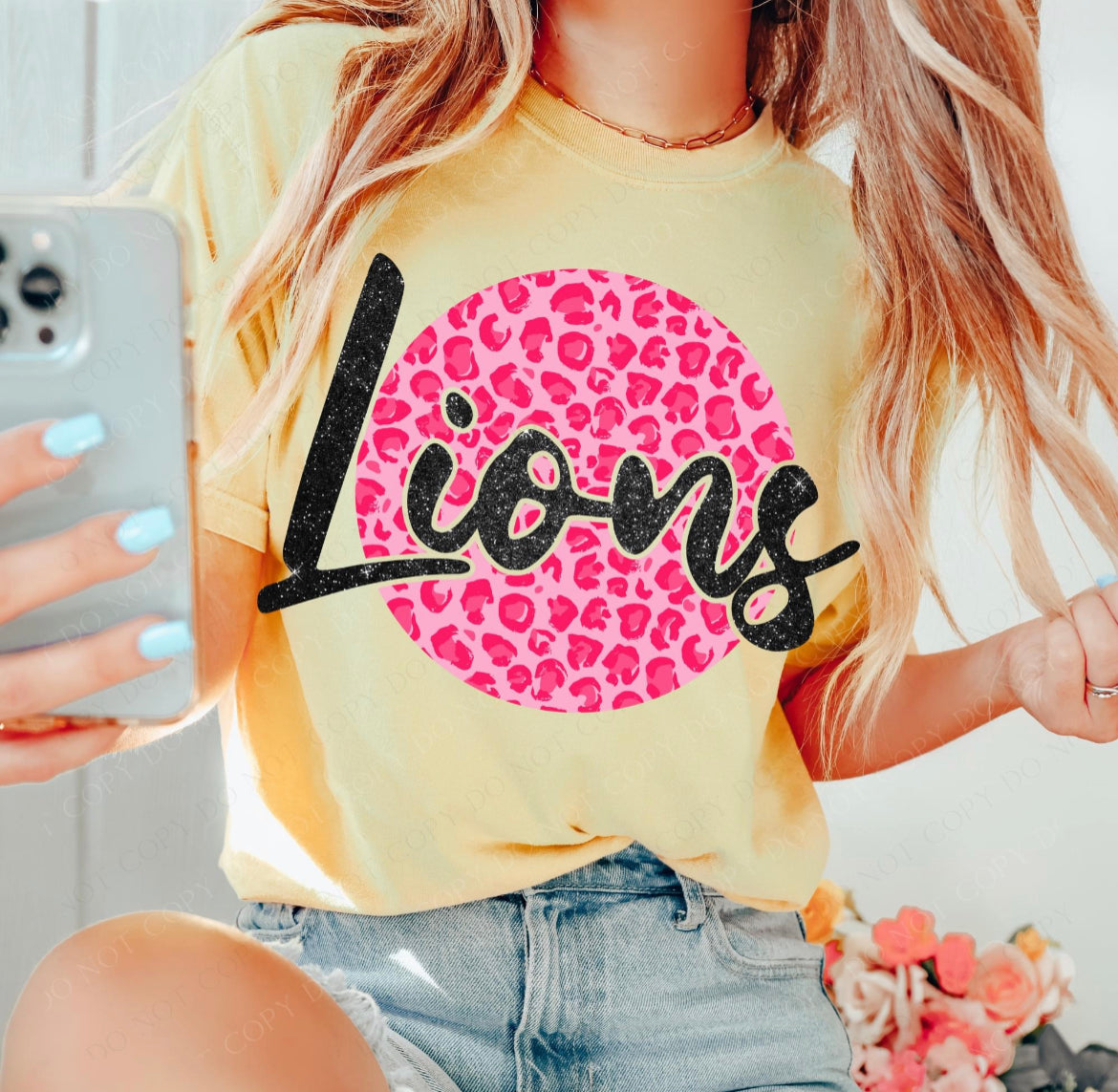 Lions Mascot (Leopard) - DTF