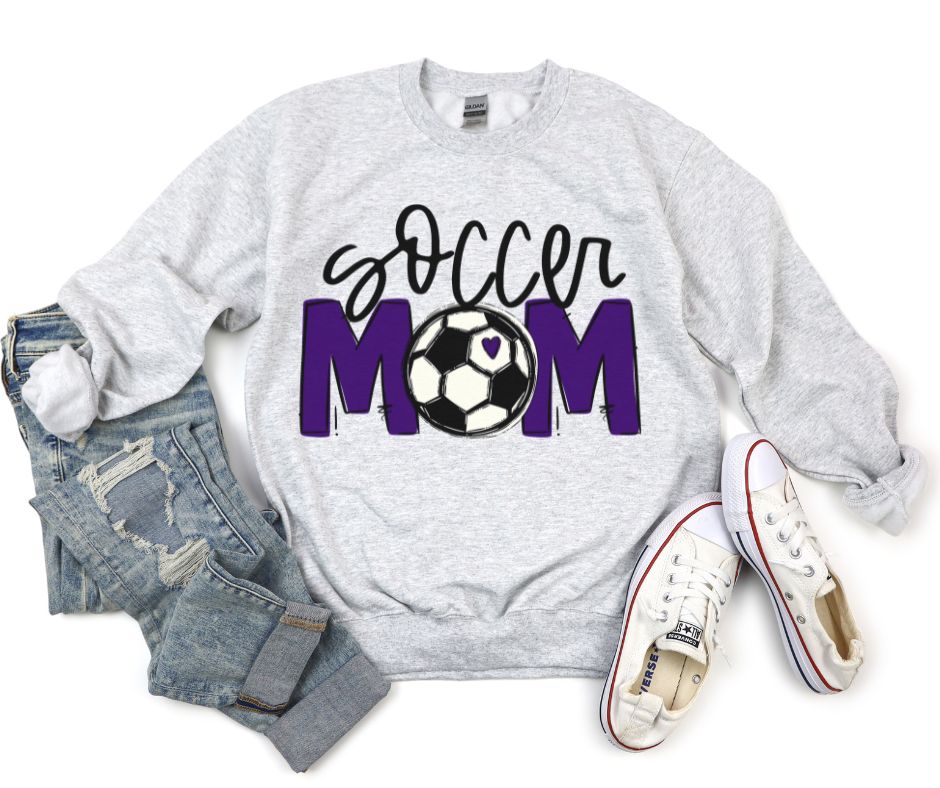 Team Go Mom (Soccer - Purple) - DTF