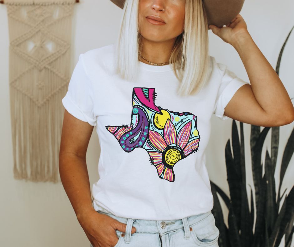Colorful Texas - DTF