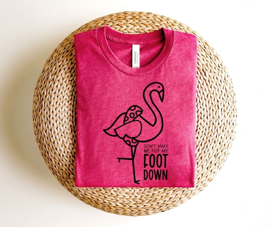 Flamingo: Don't make me put my foot down