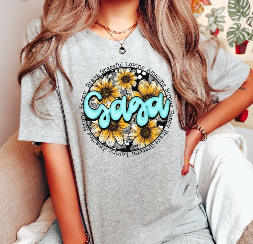 Gaga - Sunflower Mother's Day - DTF