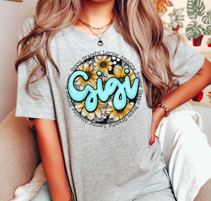 Gigi - Sunflower Mother's Day - DTF