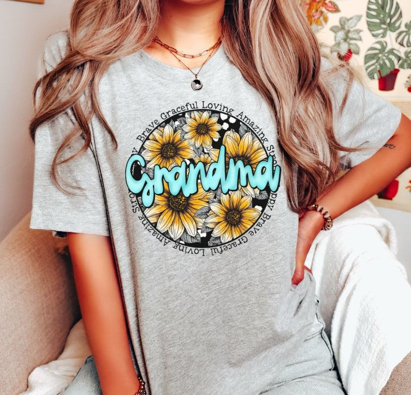 Grandma - Sunflower Mother's Day - DTF