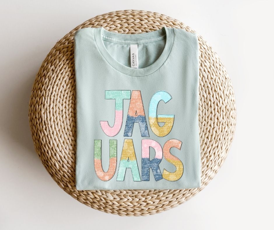 Jaguars Multi-Colored Mascot - DTF