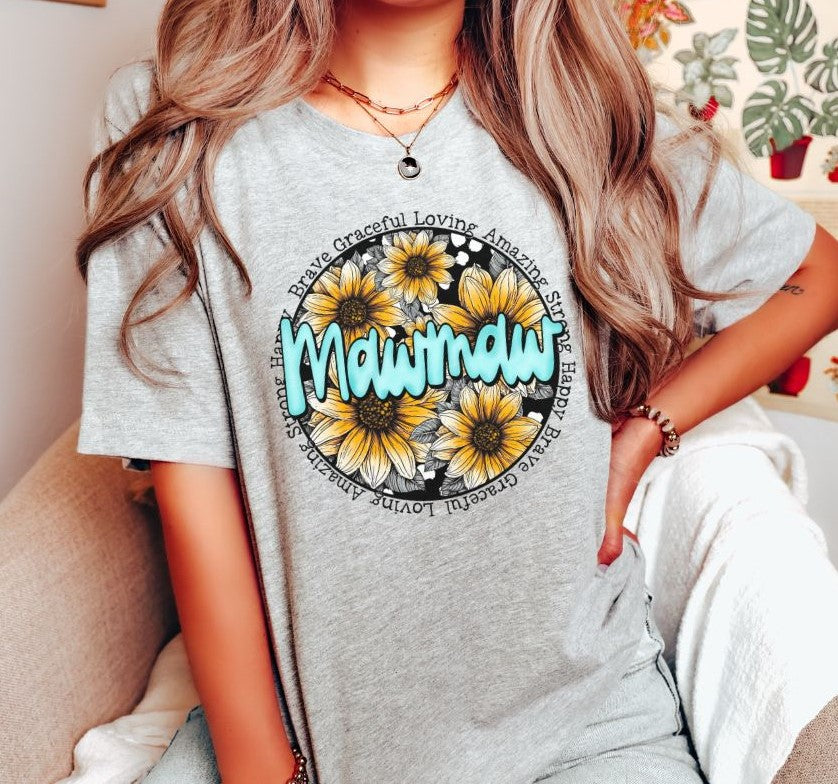 Mawmaw - Sunflower Mother's Day - DTF