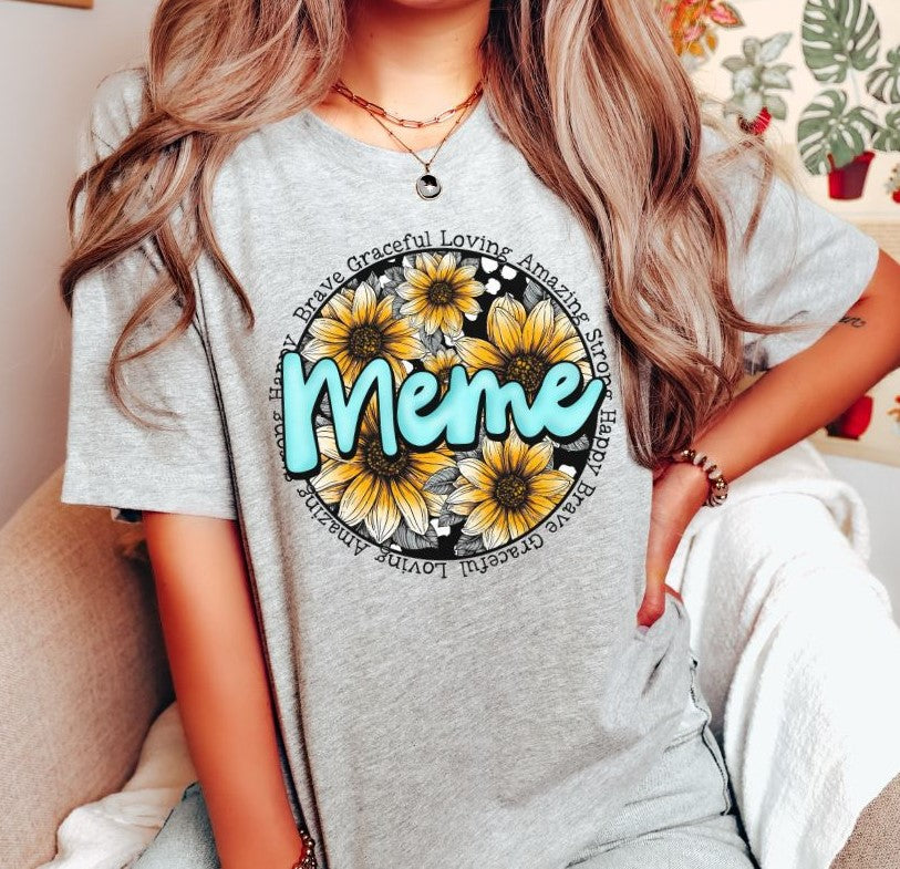 Meme - Sunflower Mother's Day - DTF