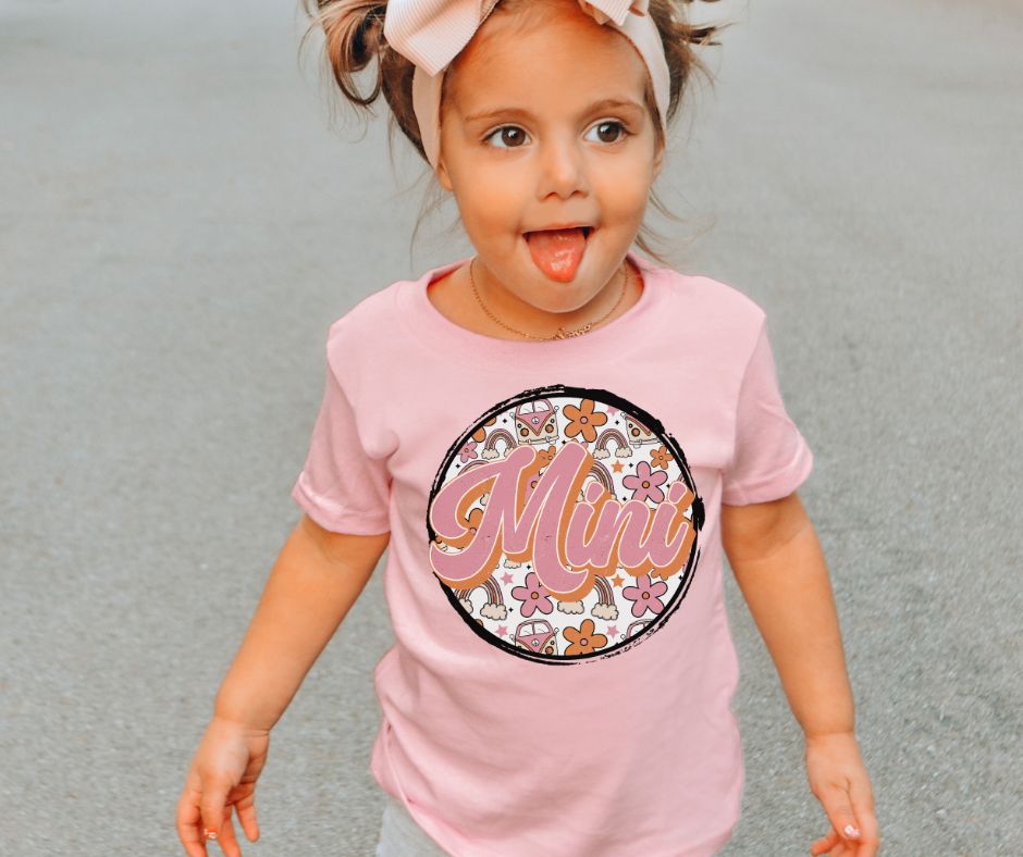 Mini Retro Circle - YOUTH - DTF