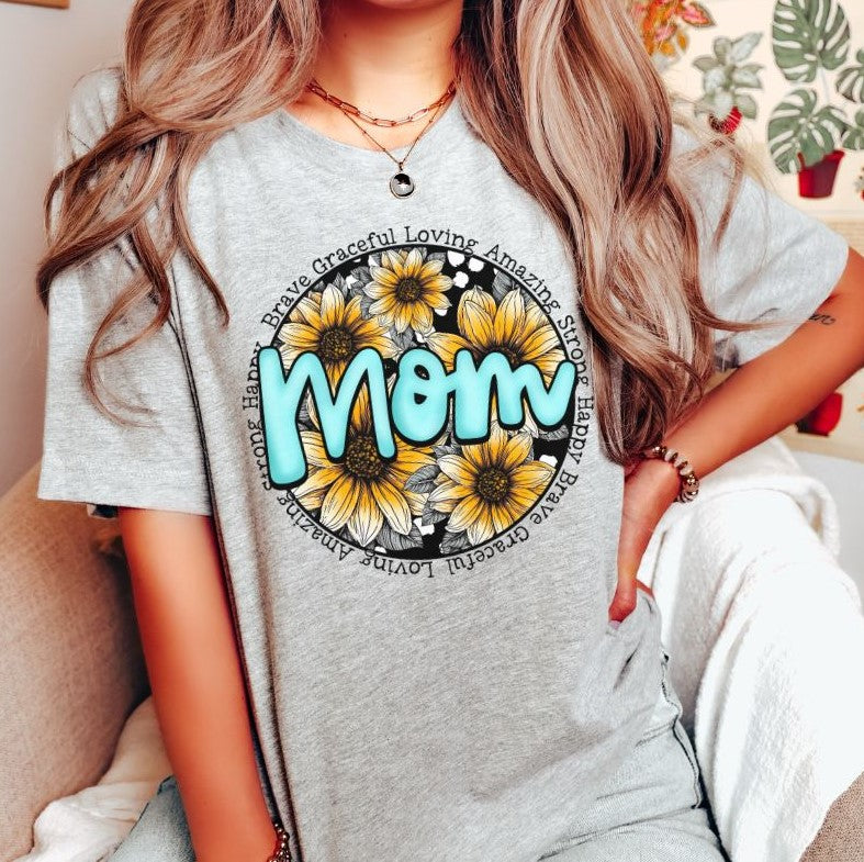 Mom - Sunflower Mother's Day - DTF