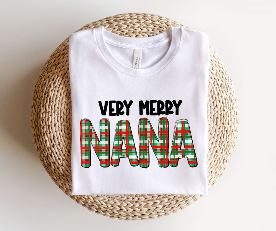 Very Merry Plaid Relatives - DTF