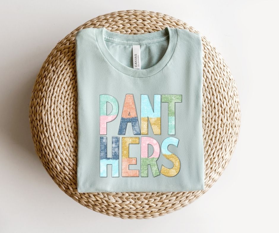 Panthers Multi-Colored Mascot - DTF