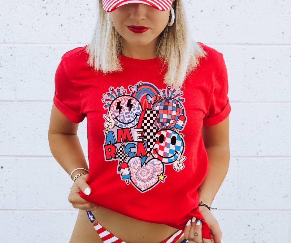 July 4th Collage (Retro) - DTF