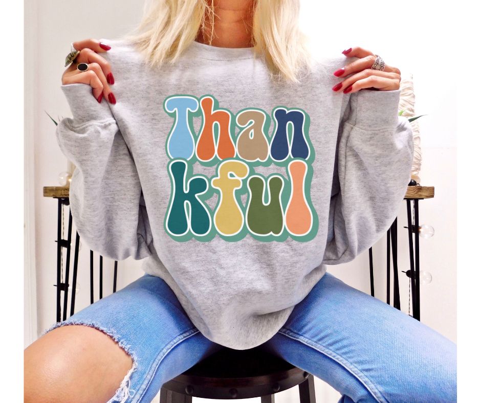 Retro Thankful - DTF