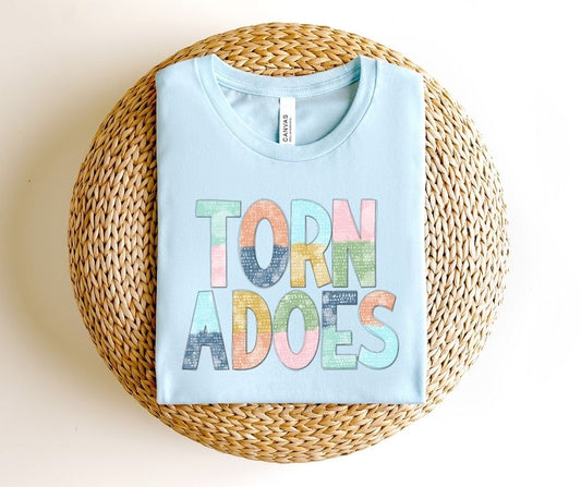 Tornadoes Multi-Colored Mascot (YOUTH) - DTF