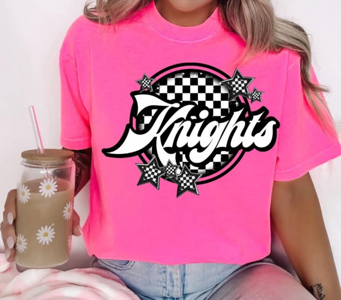 Knights (Checkered Stars Mascot) - DTF