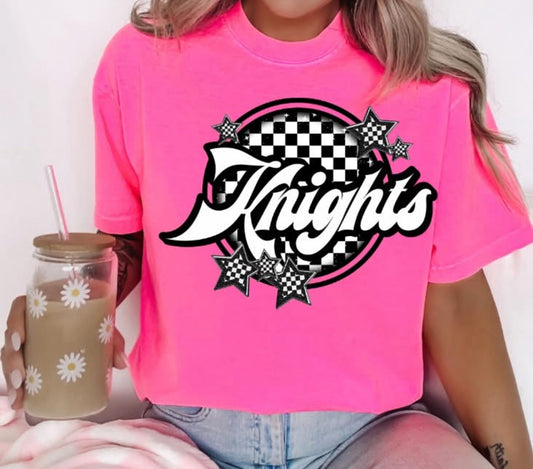 Knights (Checkered Stars Mascot) - DTF