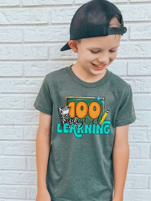 100 days of Learning (boy) - YOUTH - DTF