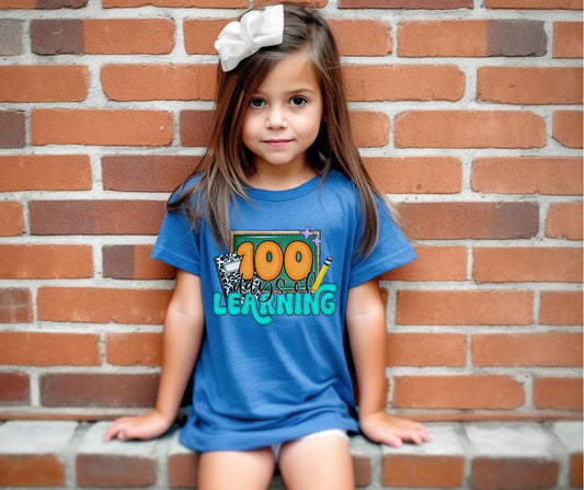 100 days of Learning (girl) - YOUTH - DTF