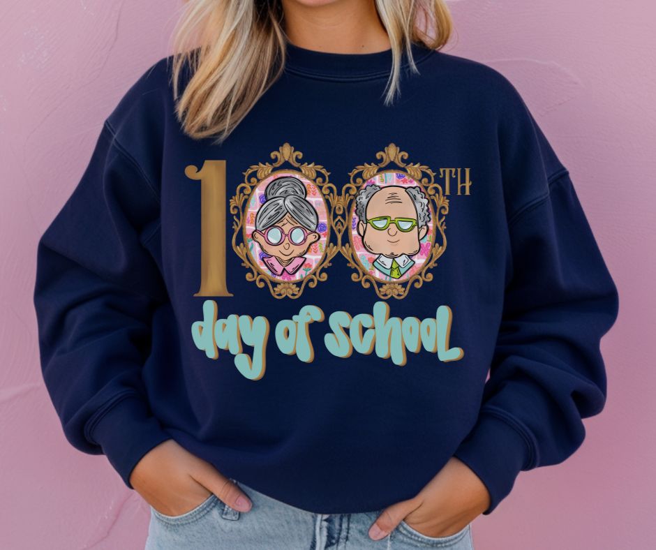 100th Day of School (Grandma & Grandpa) - DTF